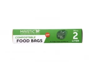 Maistic 2. GEN Compostable Food Bag 2 lt each