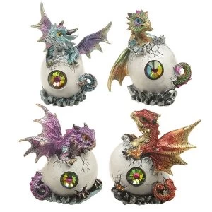 Crystal Birth Fantasy Nightmare Dragon Figurine (1 Random Supplied)