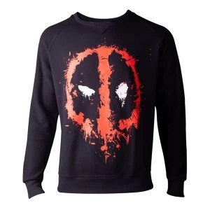 Marvel Comics - Dripping Mask Mens Medium Sweater - Black