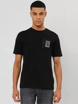 Religion Slider T-Shirt, Black, Size L, Men