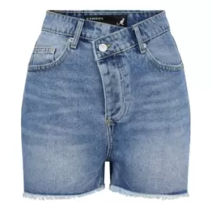 Kangol Denim Shorts Womens - Blue