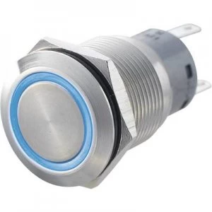 TRU COMPONENTS LAS1 AGQ 22E RD Tamper proof pushbutton 250 V AC 5 A 2 x OnOn IP67 momentary