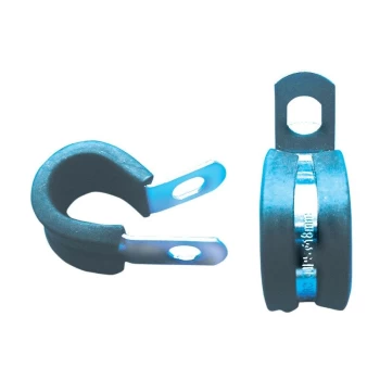Matlock - 6MM Zinc Plated P-Clips Rubber Lined- you get 5
