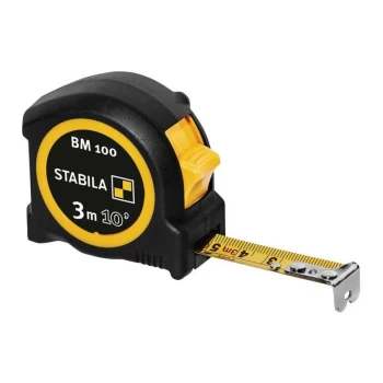 Stabila - BM 100 Compact Pocket Tape 3m/10ft (Width 19mm)