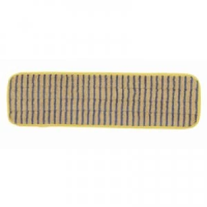 Rubbermaid Microfibre 400mm Scrubber Yellow Mop Head RU17533