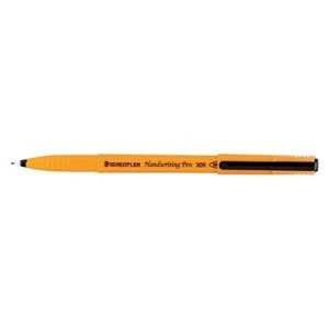 Staedtler 309 Handwriting Pen Fibre Tipped 0.8mm Tip 0.6mm Line Black 1 x Pack of 100 Bulk Pack January-December 2017