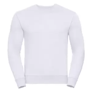 Russell Mens Authentic Sweatshirt (Slimmer Cut) (2XL) (White)