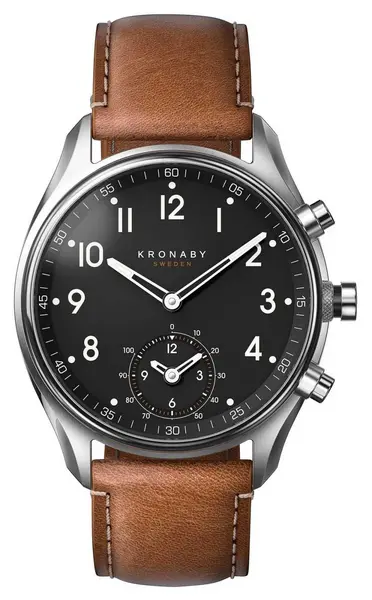 Kronaby S0729/1 43mm APEX Bluetooth Brown Leather A1000-0729 Watch