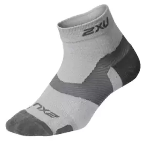 2XU Lite Quarter Crew Socks - Grey