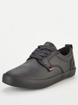 Kickers Kariko Gibb Shoes - Black, Size 3 Older