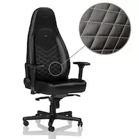 noblechairs ICON Gaming Chair - Black/Gold