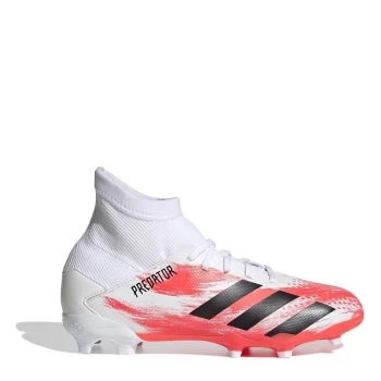 adidas 20.3 Junior FG Football Boots - White