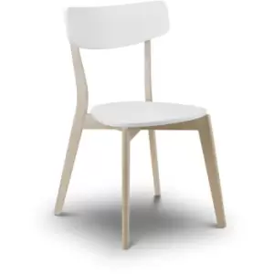 Isabel White Retro Look Dining Chair - Set Of 4