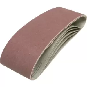 Toolpak Cloth Sanding Belt 75 x 533mm 80 Grit (5 Pack)