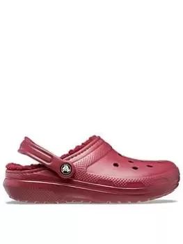 Crocs Crocs Classic Lined Clogs, Red, Size 7, Women