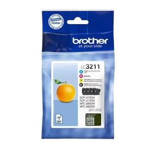 Brother LC3211 Black and Tri Colour Ink Cartridge
