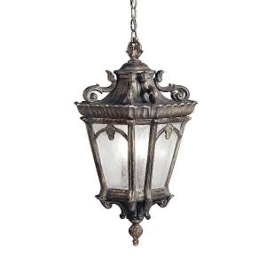 4 Light Outdoor Ceiling Chain Lantern Londonderry, E27