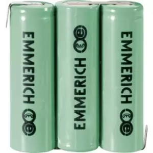 Emmerich 3AA-ZLF Battery pack 3x AA Z solder tab NiMH 3.6 V 1500 mAh