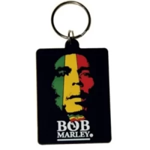 Bob Marley Face Rubber Keychain