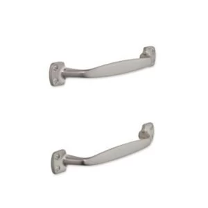 IT Kitchens Brushed Nickel effect D shaped Cabinet handle Pack of 2