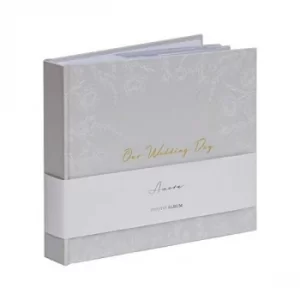 Amore By Juliana Our Wedding Day Photo Album 4" x 6" 50 Pg
