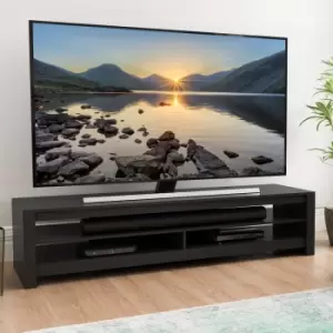 Calibre Wide TV Stand 180cm, Oak Effect Black