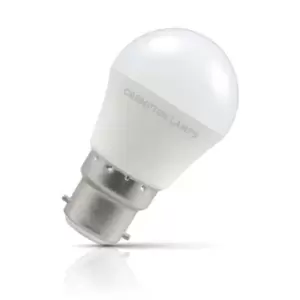Crompton Golfball LED Light Bulb Dimmable B22 5W (40W Eqv) Daylight Opal