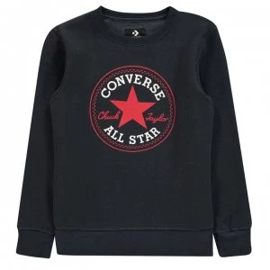 Converse Chuck Crew Sweatshirt Junior Boys - Obsidian