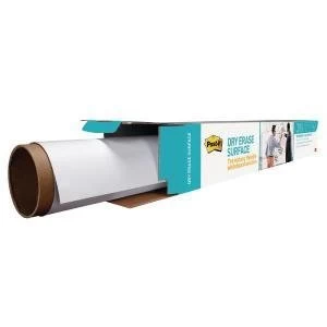 3M Post It 1800 x 1200mm Super Sticky Dry Erase Film Roll Stain proof