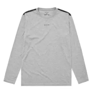 Nicce Sofa Long Sleeve T-Shirt - Grey