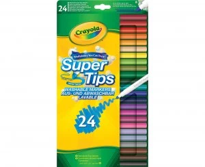 Crayola Supertips Washable Pens Pack of 24