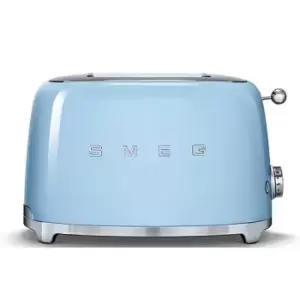 SMEG 50s Retro Style TSF01PBUK 2 Slice Toaster