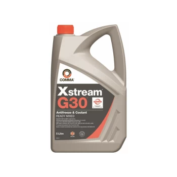 Xstream G30 Antifreeze & Coolant - Ready To Use - 5 Litre - XSM5L - Comma