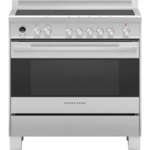 Fisher & Paykel OR90SDI6X1 90cm Electric Range Cooker with Induction Hob - Stainless Steel - A Rated