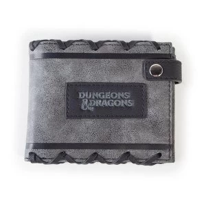 Hasbro - Dungeons & Dragons Logo Unisex Bi-Fold Wallet - Grey/Black