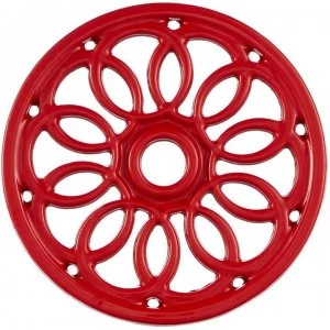 Linea Cast Iron Trivet, Red - Red