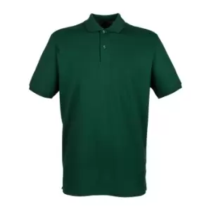 Henbury Mens Modern Fit Cotton Pique Polo Shirt (M) (Bottle)