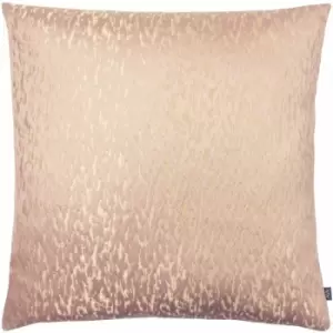 Ashley Wilde Andesite Metallic Jacquard Cushion Cover, Blush/Powder, 50 x 50 Cm