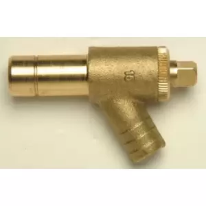Polypipe - polyplumb spigot draincock 15MM - Brass