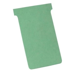 Nobo T Cards Size 3 Light Green Pack of 100 T Cards