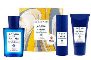 Acqua di Parma Blu Mediterraneo Fico Di Amalfi Gift Set 75ml Eau de Toilette + 40ml Body Milk + 40ml Shower Gel