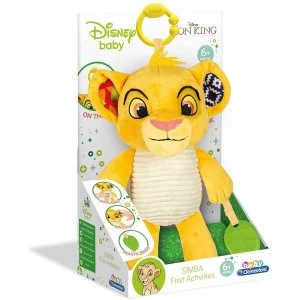 Clementoni Disney Lion King Simba Activity Soft Toy