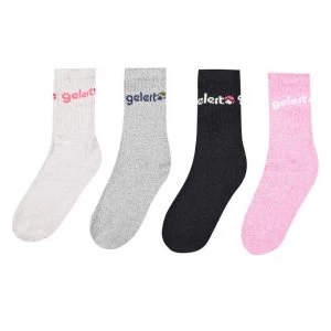 Gelert Walking Boot Sock 4 Pack - Pink