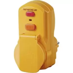 Brennenstuhl 1290660 Safety in-line socket + PRCD 230 V Yellow IP54
