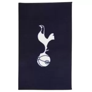 Tottenham Hotspur FC Official Printed Football Crest Rug/Floor Mat (One Size) (Navy/White)
