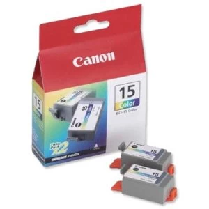 Canon BCI15 Tri Colour Ink Cartridge