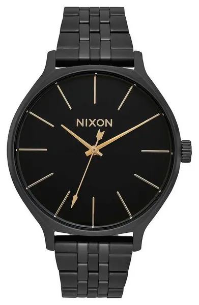 Nixon A1249-001-00 Clique All Black IP Steel Watch