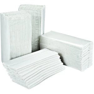2Work White 2 Ply C Fold Hand Towels 217mm x 310mm Pack of 2355 HC2W
