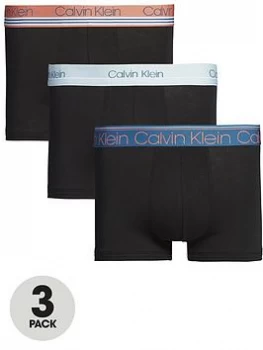Calvin Klein 3 Pack Trunks - Black