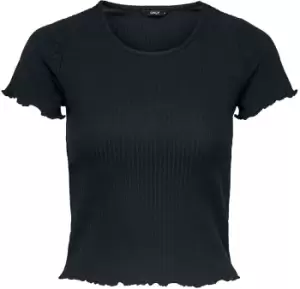 Only Emma Short Top T-Shirt black